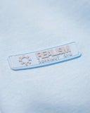 REALISM X DERRIMUT GYM OLD SCHOOL ECHO ZIP HOODIE BABY BLUE