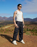 ALLOY CARGO PANTS RAW DENIM