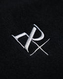 REALISM X DERRIMUT GYM OLD SCHOOL ECHO ZIP HOODIE BLACK