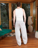 RADIANT SWEATPANTS OPEN LEG GREY MARLE