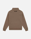 ELITE HALF ZIP SWEATER TAUPE