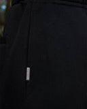 RADIANT SWEATPANTS OPEN LEG BLACK