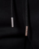 RADIANT SWEATPANTS OPEN LEG BLACK