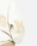 COLLEGE TEAM HOODIE OATMEAL