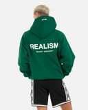 BACK LOGO HOODIE PINE GREEN