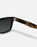 TRAVIS LOGO SUNGLASSES BLACK TORTOISE