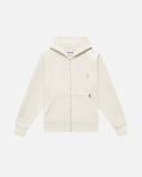 RADIANT ZIP HOODIE IVORY