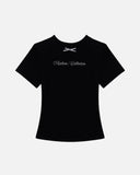 SCRIPT BABY TEE BLACK