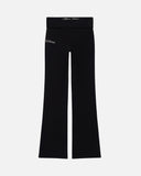 SCRIPT FOLDOVER PANT BLACK