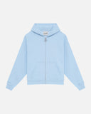 GLIMMER LOGO ZIP HOODIE POWDER BLUE