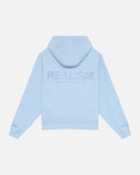 GLIMMER LOGO ZIP HOODIE POWDER BLUE