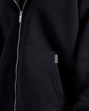 RADIANT ZIP HOODIE BLACK