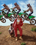 LEGACY SWEATPANTS WASHED CARMINE