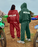 LEGACY HOODIE WASHED CARMINE