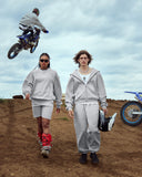 LEGACY ZIP HOODIE GREY MARLE