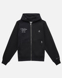 HALO ZIP HOODIE BLACK