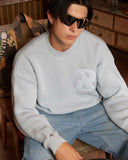 VIVANT KNIT SWEATER POWDER BLUE