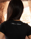 SCRIPT BABY TEE BLACK