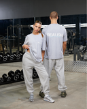 REALISM X DERRIMUT GYM CLASSIC TEE GREY MARLE