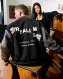 HOMECOMING VARSITY JACKET BLACK