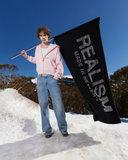 GLIMMER LOGO ZIP HOODIE POWDER PINK