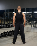 REALISM X DERRIMUT GYM R+D RIBBED TANK TOP BLACK