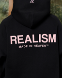 HEAVEN LOGO HOODIE MIDNIGHT PINK