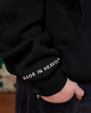 HEAVEN LOGO HOODIE MIDNIGHT PINK