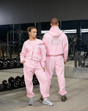 REALISM X DERRIMUT GYM OLD SCHOOL ECHO SWEATPANTS BABY PINK