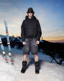 GLIMMER LOGO HOODIE OBSIDIAN