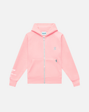 RADIANT ZIP HOODIE PINK DUST