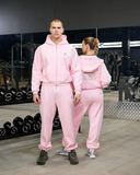 REALISM X DERRIMUT GYM OLD SCHOOL ECHO SWEATPANTS BABY PINK