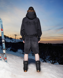 GLIMMER LOGO HOODIE BLACK ICE