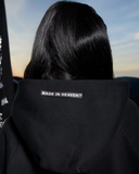 GLIMMER LOGO HOODIE BLACK PINK