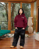 HEAVEN LOGO HOODIE CARMINE RED