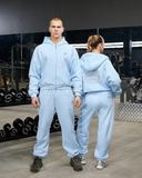 REALISM X DERRIMUT GYM OLD SCHOOL ECHO SWEATPANTS BABY BLUE