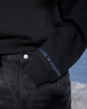 GLIMMER LOGO HOODIE BLACK ICE