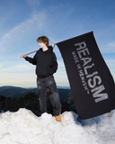 GLIMMER LOGO HOODIE BLACK PINK