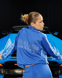 REALISM X UNDERRATED RUN LINE TRACK JACKET BLUE