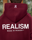 HEAVEN LOGO HOODIE CARMINE RED