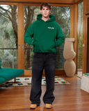 HEAVEN LOGO HOODIE PINE GREEN