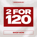 <strong>2 FOR 120</strong> BUNDLES
