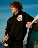 COLLEGE TEAM HOODIE V2 MIDNIGHT PEACH