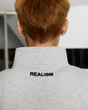 ELITE HALF ZIP SWEATER CLOUD GREY