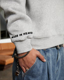 ELITE HALF ZIP SWEATER CLOUD GREY