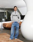 ELITE HALF ZIP SWEATER CLOUD GREY