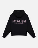 GLIMMER LOGO HOODIE BLACK PINK