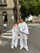 REAL LOVE SWEATPANTS SNOW MARLE