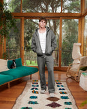 CORE BASICS ZIP HOODIE COOL GREY