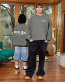 HEAVEN LOGO CREWNECK COOL GREY